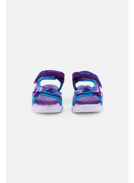 SKECHERS Kids Girl Jumpsters Splasherz Velcro Closure Sandals, Purple  - Image 4