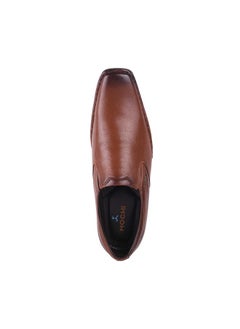 Mochi Mochi Mens Leather Tan Mocassin (Size (6 UK (40 EU))  - Image 5