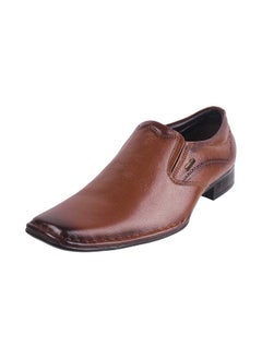 Mochi Mochi Mens Leather Tan Mocassin (Size (6 UK (40 EU))  - Image 1