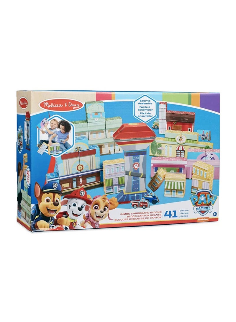 Melissa & Doug Melissa & Doug PAW Patrol Jumbo Cardboard Blocks  - Image 1