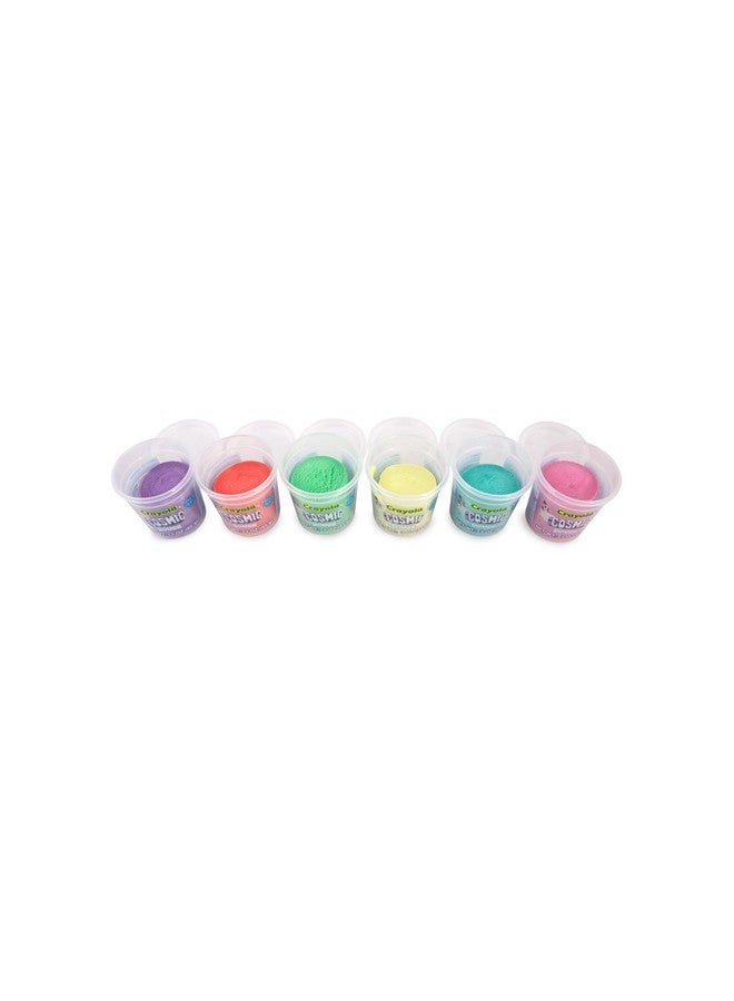 Crayola Crayola Dough - Cosmic Play Dough | Shimmer, Sparkle Special Effects with No Glitter Mess | 20 Tubs of 3oz Non-Toxic Modeling Compound in 6 Cosmic Colors | Fidget Toy, Party Favor, Classroom Rewards  - Image 4
