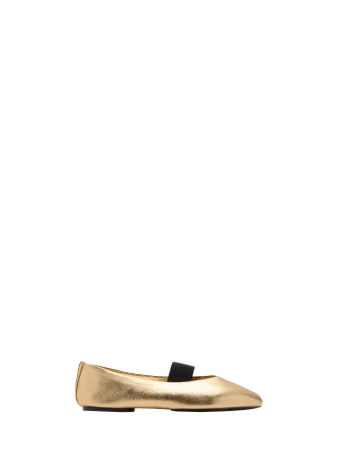 MANGO Strap leather shoes