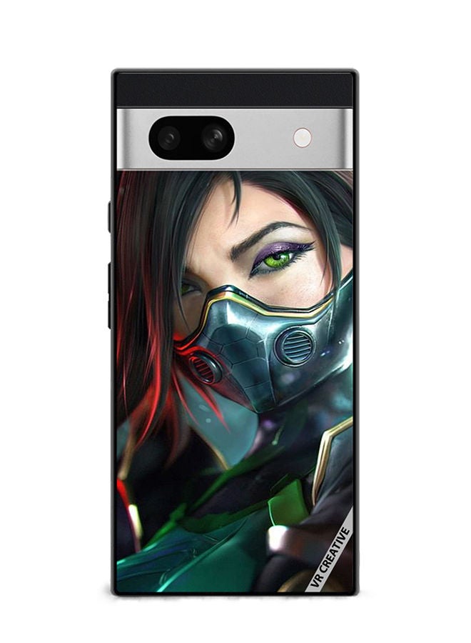 VR CREATIVE Protective Case Cover For Google Pixel 7a Vipe Valorant Design Multicolour - Image 1