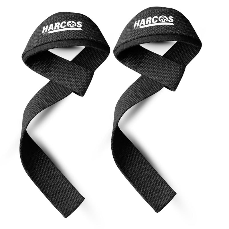HARCOS Weight Lifting Wrist Straps – Cotton Lifting Straps with Neoprene Padding for Deadlifts, Powerlifting, Bodybuilding, Strength Training – Non-Slip Grip, Heavy Duty Support - Image 4