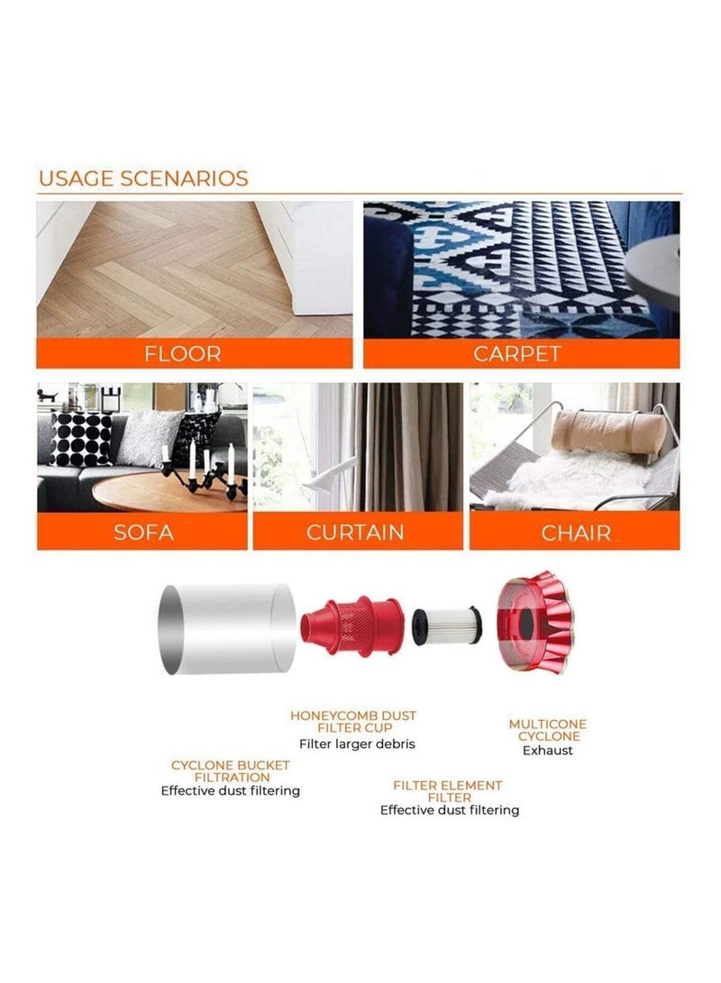 آر إيه أف مكنسة RAF المحمولة – 3 في 1 بقوة 600 واط، مكنسة كهربائية منخفضة الضوضاء لجمع الغبار، 220 فولت - Image 2