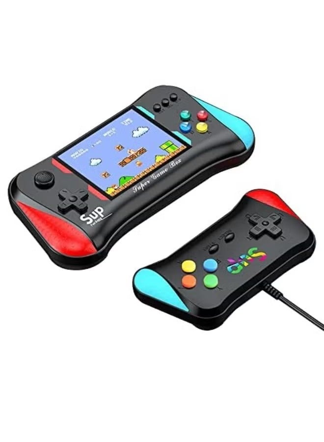 Handheld Game Console for Kids Adults, 3.5'' LCD Screen Retro Handheld Video Game Console, Preloaded 500 Classic Retro Video Games with Rechargeable Battery, Support 2 Players and TV Connection (AA) - Image 1