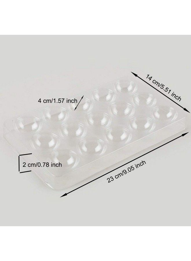 EORTA 2 Pack/30 Cavity Sugar Flower Drying Mold Fondant Shaping Tray Plastic Cake Decoration Baking Tools For Sugarcraft Gum Paste Chocolate Diy Clear 9" X 5.5"  - Image 3