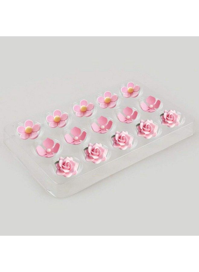 EORTA 2 Pack/30 Cavity Sugar Flower Drying Mold Fondant Shaping Tray Plastic Cake Decoration Baking Tools For Sugarcraft Gum Paste Chocolate Diy Clear 9" X 5.5"  - Image 5