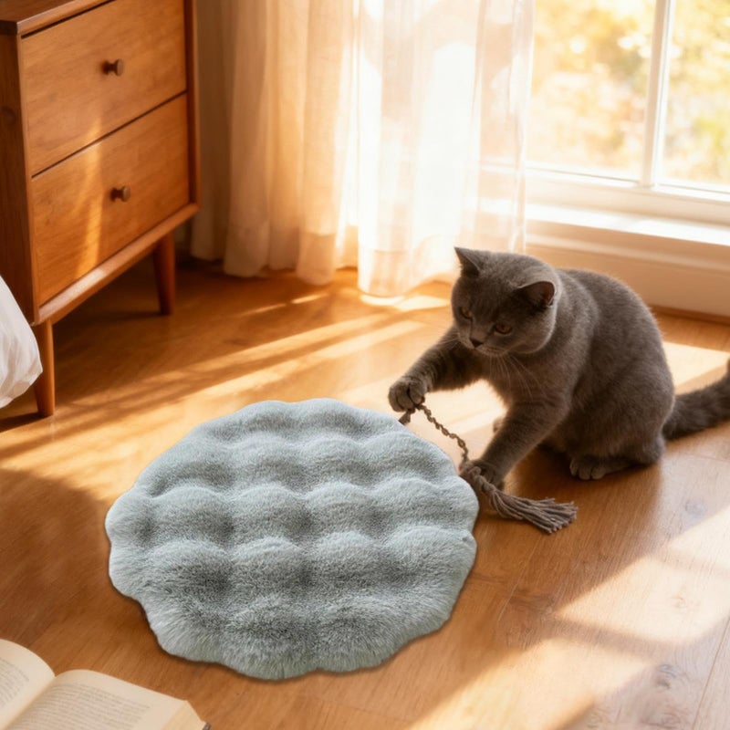 Green Pet Crate Mat Portable Lightweight Bedding for Cats Dogs Travel Camping - Image 4
