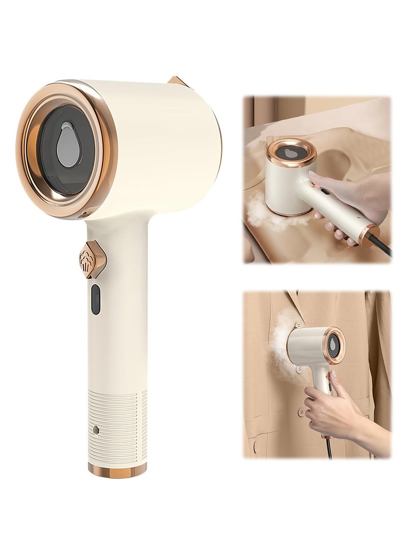 سيوسي آلة كي محمولة صغيرة، مكواة بخار صغيرة للسفر، مكواة ملابس يدوية مع تسخين سريع للكي الجاف بالبخار، مثالية للاستخدام المنزلي والسفر - Image 1