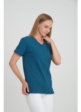 Alexander Gardi Alexandergardı Ribbed V-Neck Comfort Fit T-Shirt (E24-74602)  - Image 1