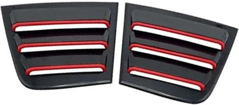 Wivplex Car Rear Louver Window Cover Trim Sticker for Dodge Charger - Image 1