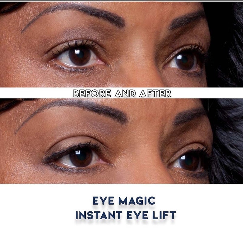Eye Magic Premium Eye Lift Strips for Droopy, Sagging, or Hooded Eyelids, Instant Non-Surgical Eyelid Tape, Hypoallergenic, Transparent, Strong Hold, 80 Count Pack, Medium Size, Made in The USA - Image 5