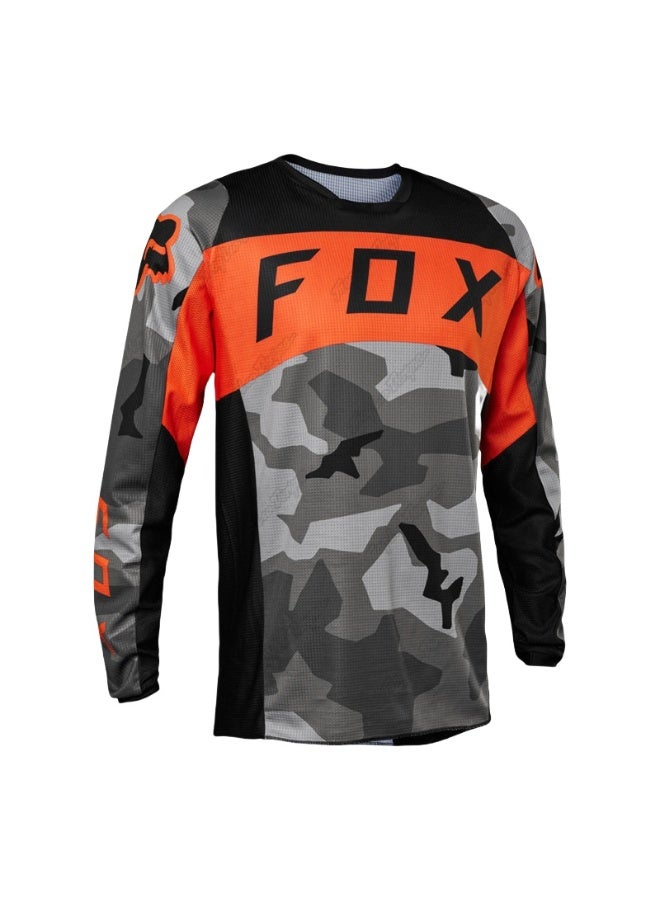 Fox Men's Outdoor Cycling Suit Off-road Road Mountain Bike Cycling Tops - Image 1