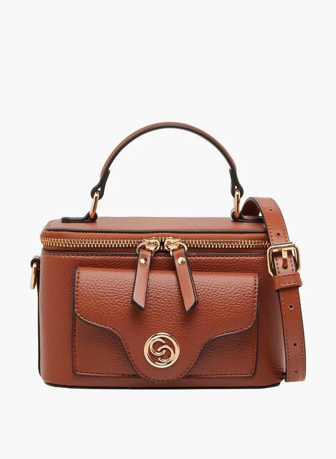 Celeste Panelled Shoulder Bag with Detachable Strap