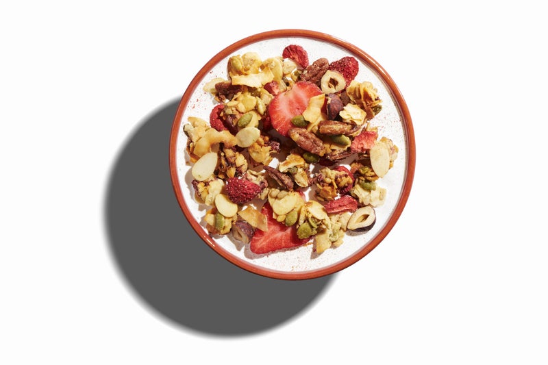 NuTrail Nut Granola Cereal, Vanilla Strawberry, No Sugar Added, Keto, Low Carb, Gluten Free, Grain Free, Healthy Breakfast 8 oz. 3 Count - Image 4