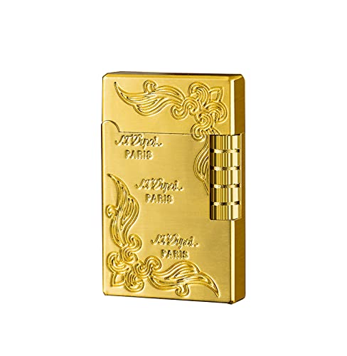 Malisseladi Soft Flame Cigar Lighter With Adjustable Flame Dial, Vertical Ignition Roller, Metal Drawing - Image 1