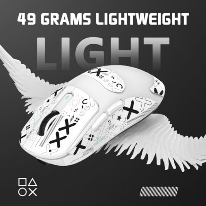 MAMBASNAKE Attack Shark X3 Wireless Gaming Mouse Ultra-Light 49g PixArt PAW3395 26000 DPI Bluetooth 2.4GHz Triple Mode Wired 200 Hours Rechargeable Battery Kailh GM8.0 Switch for - Image 5