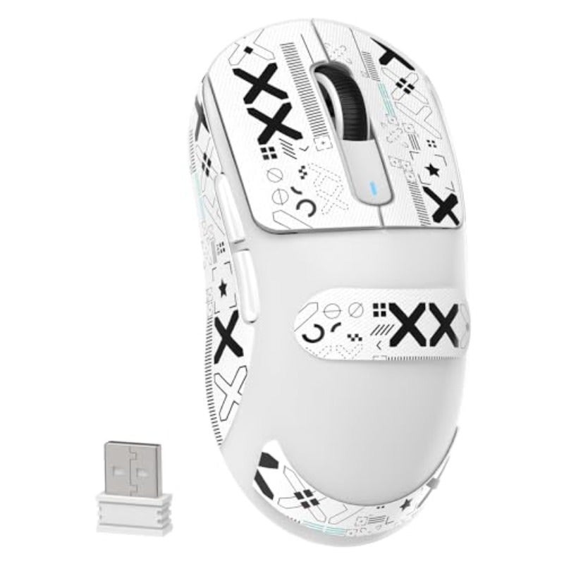 MAMBASNAKE Attack Shark X3 Wireless Gaming Mouse Ultra-Light 49g PixArt PAW3395 26000 DPI Bluetooth 2.4GHz Triple Mode Wired 200 Hours Rechargeable Battery Kailh GM8.0 Switch for - Image 1