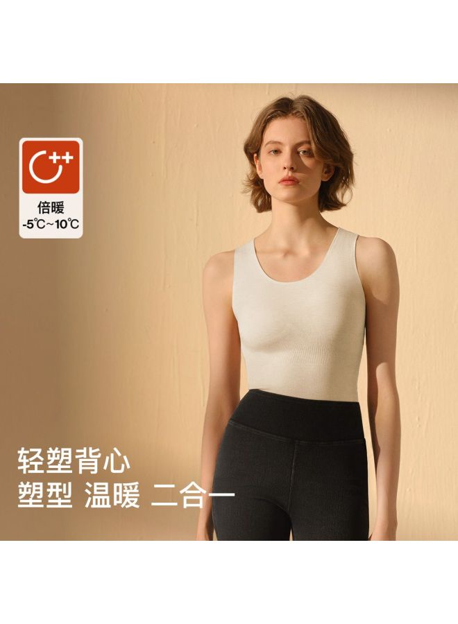 ubras Light Shaping Wool Sleeveless Slimming Basic Tank Top For Women, Autumn - Image 2