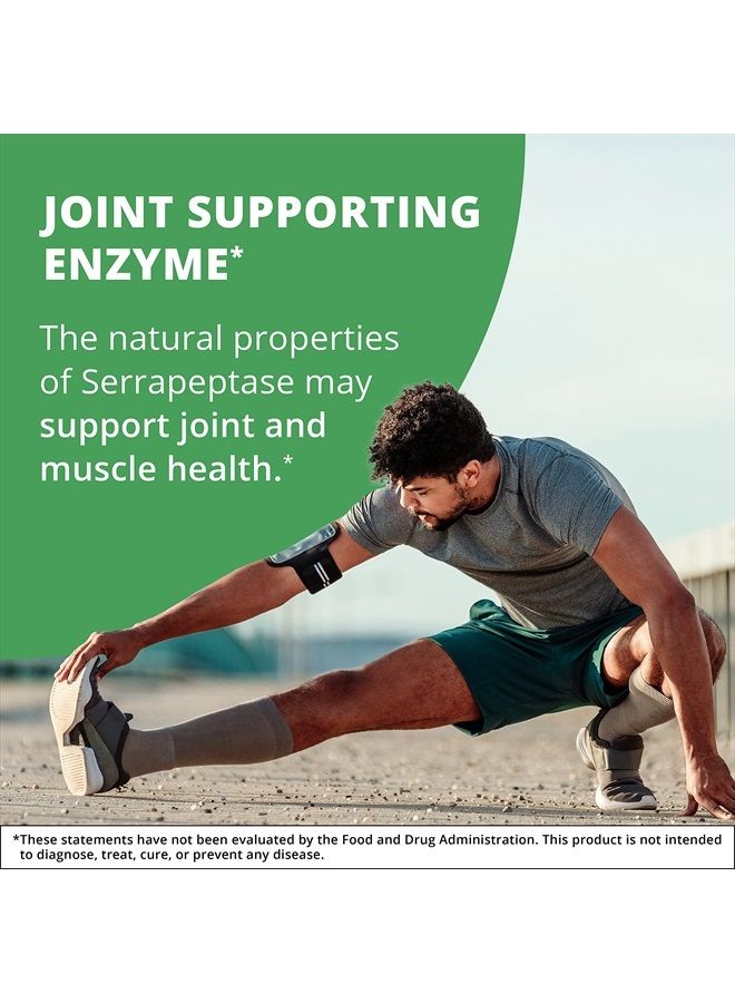 Nutramedix Serrapeptase Capsules - Proteolytic Digestive Enzymes Supplement for Digestive Health, Gut Health, Sinus Function & Joint Support (120 Vegetarian Capsules) - Image 5
