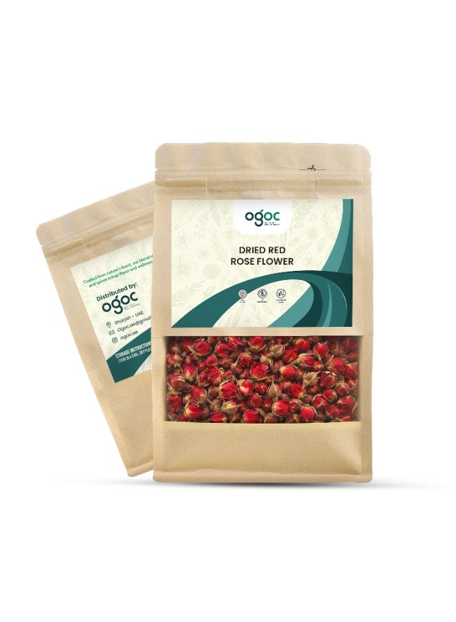 OGOC Premium Dried Red Rose Buds Natural Floral Decoration for Tea, Potpourri, Crafts & Home Decor - Image 5