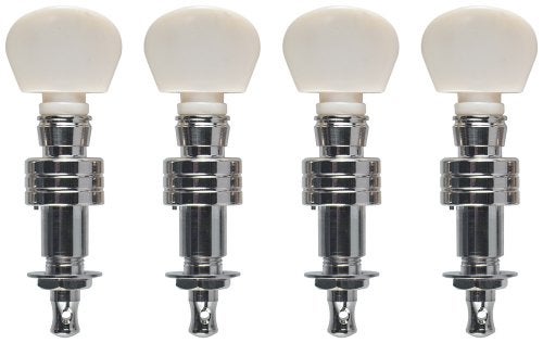 Golden Gate P-147 Deluxe Banjo Tuners - Nickel - Set of 4 - Image 1