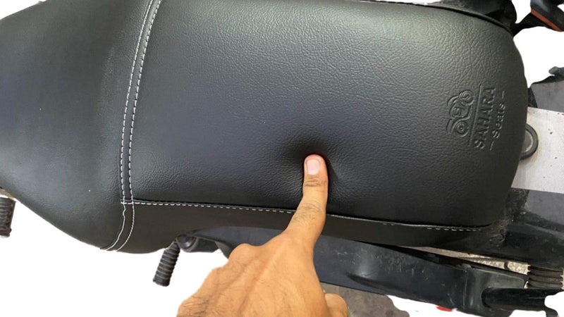 Sahara Seats Cushion Seat Cover Compatible with Bajaj Avenger 150/160/180/220 for All Models (Black) - Image 3