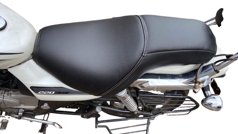 Sahara Seats Cushion Seat Cover Compatible with Bajaj Avenger 150/160/180/220 for All Models (Black) - Image 2