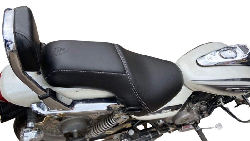 Sahara Seats Cushion Seat Cover Compatible with Bajaj Avenger 150/160/180/220 for All Models (Black) - Image 4