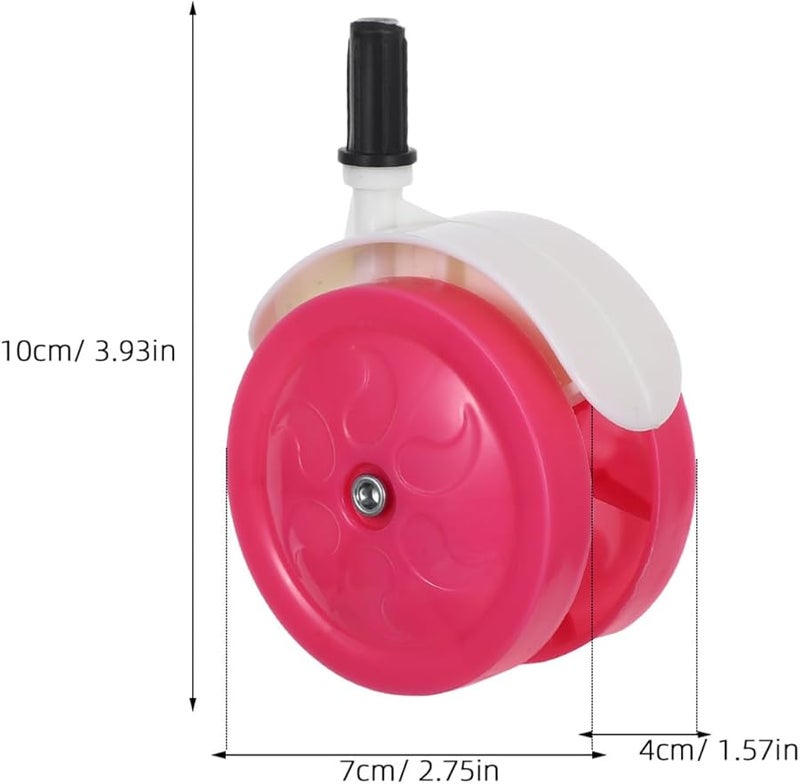 4Pcs Walker Wheels Plastic Casters Replacement for Stroller Parts Quiet Easy Clean Durable - Image 1