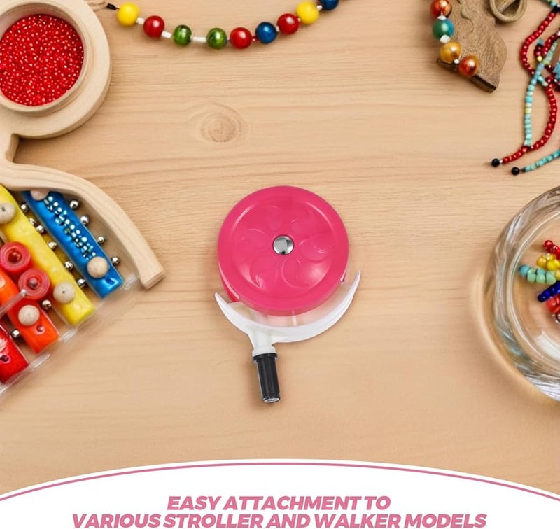 4Pcs Walker Wheels Plastic Casters Replacement for Stroller Parts Quiet Easy Clean Durable - Image 2