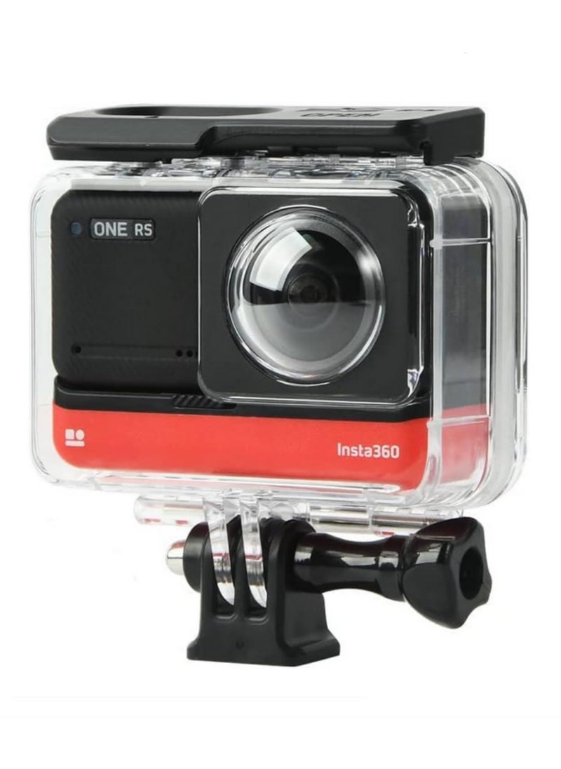Generic 60m Waterproof Case for Insta360 ONE RS 360 Camera Underwater Protective Housing Diving Snorkeling Accessory for Insta 360 Panoramic Edition Action Camera  - Image 1