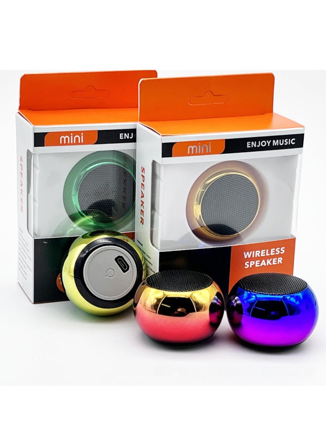 M3 Colorful Bluetooth Speaker Small Steel Cannon Portable Outdoor Bluetooth Small Audio Mini Speaker - Image 2