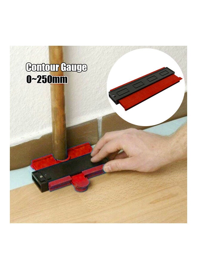 Contour Gauge Measuring Ruler Craftsman Tool For Irregular Shapes Red 27.00 X 2.00 X 10.00cm - Image 5