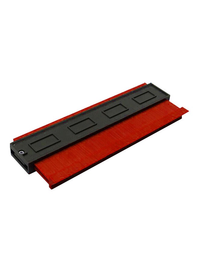 Contour Gauge Measuring Ruler Craftsman Tool For Irregular Shapes Red 27.00 X 2.00 X 10.00cm - Image 1