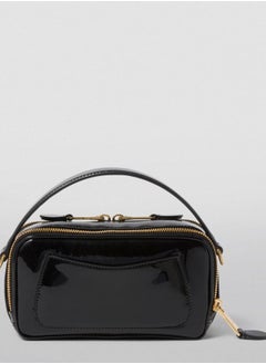 Miu Miu miu Leather and Patent Leather Shoulder Bag  - Image 3