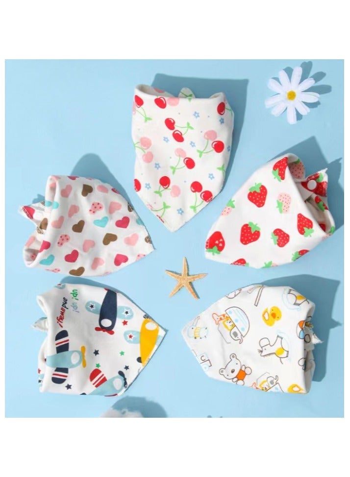 Baby Wrap Carrier Nursing Cover Blanket for Newborn and Infant, Gray with Bag & Cotton Baby bib set from 5-pack Triangle ShapeBundle - Image 3