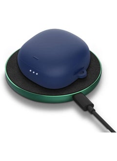 NIBEMINENT Silicone Protective Case Cover For Anker SoundCore Liberty Air 2 Pro - Dark Blue  - Image 4