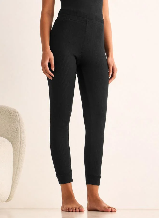 سبلاش فيڤ بنطلون داخلي حراري بخصر مطاطي من مزيج القطن