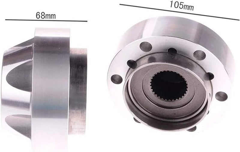 DEMULAX Manual Aluminum Alloy Free Wheel Locking Hubs - Image 2