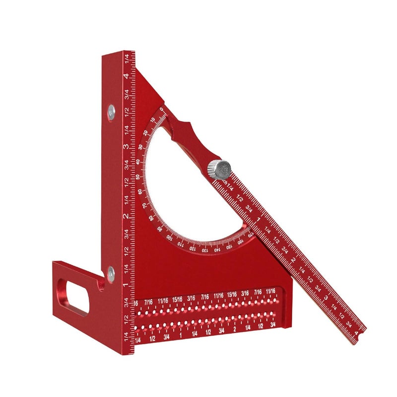 منقلة النجارة من سبائك الألومنيوم 180 درجة أداة قابلة لضبط الزاوية النمط 2 - Image 4