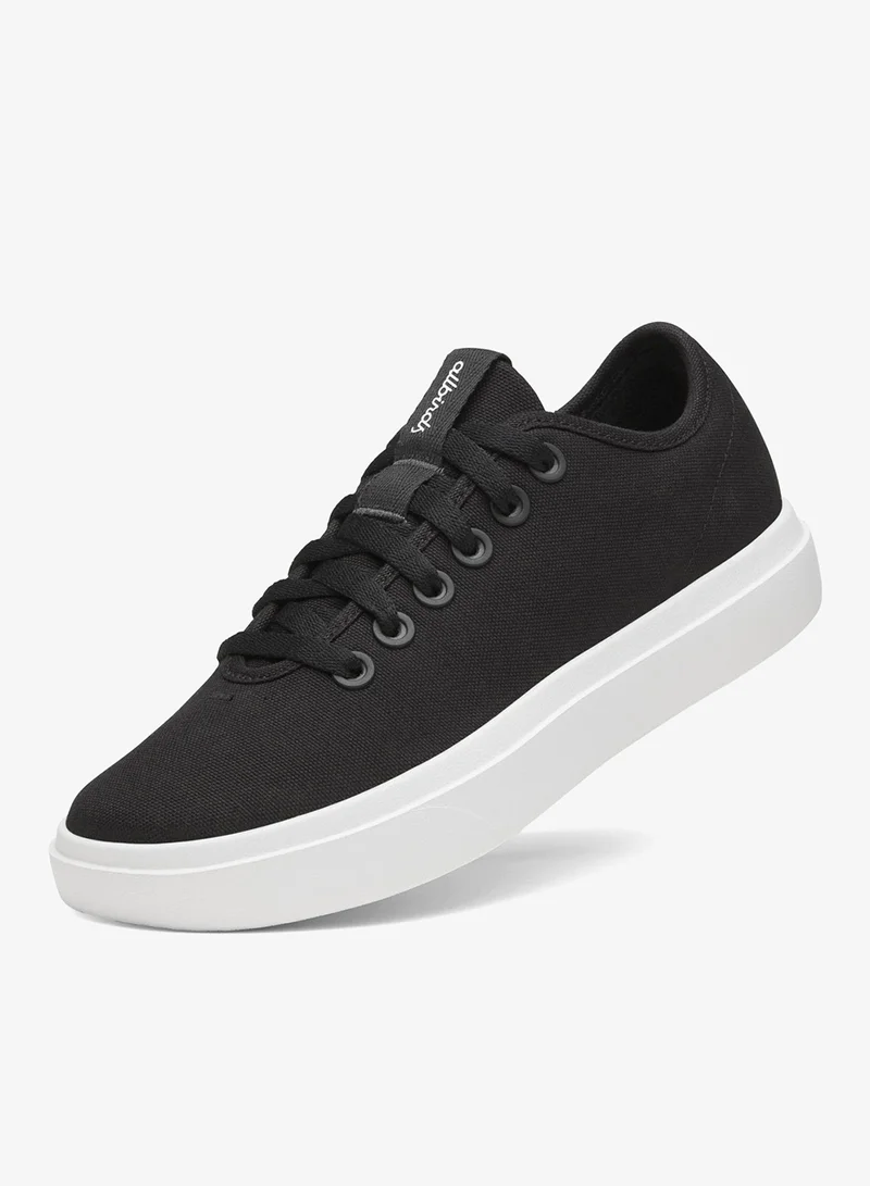 Allbirds Women's Canvas Pipers - Natural Black (Blizzard Sole)
