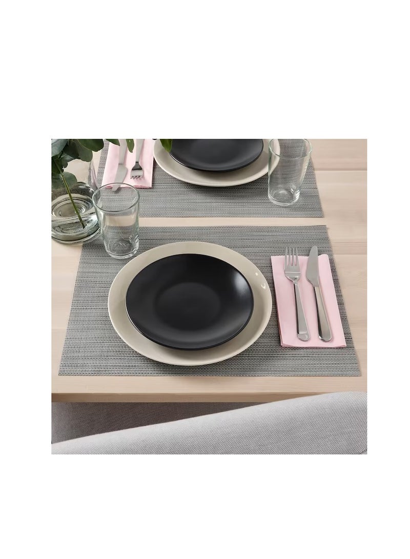 Side plate matt dark grey 20 cm - Image 2