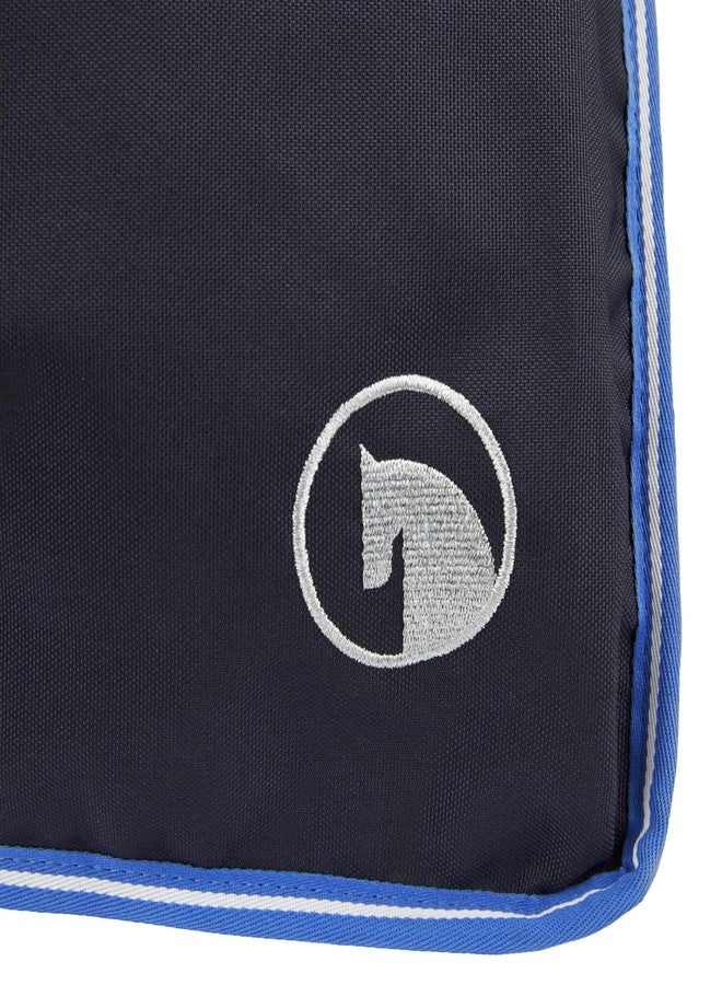 HORZE Ella Kids' Equestrian Horse Grooming Tote Bag with 6 Pockets | 19" x 28" x 9.5" - Peacoat Dark Blue - One Size - Image 5