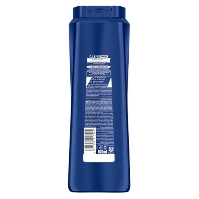 Clear Men Vini Jr. Anti-Dandruff Shampoo Deep Cleanse, 10X Deep Scalp Cleansing With Ultra Performance Formula, 600ML - Image 2