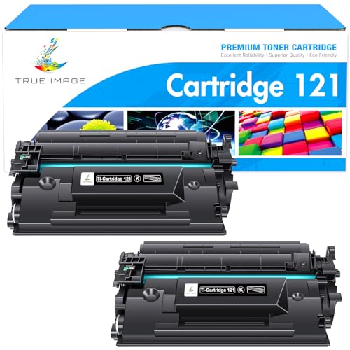 TRUE IMAGE Compatible Toner Cartridge Replacement for Canon 121 CRG-121 CRG121 for Canon imageCLASS D1620 D1650 High Yield Ink Printer (Black, 2-Pack) - Image 1