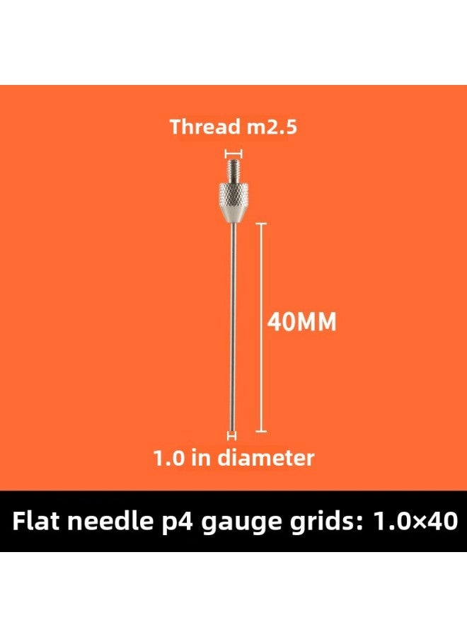 # Dial Indicator Needle Flat Tip Measuring Special-shaped Gauge Needle Curved Gauge Measuring Table. Thousands Of Minutes Meter High-Color:P4 1.0×40MM  - Image 1