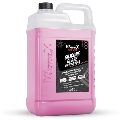 Wavex Plastic Restorer | Silicone Glaze Car Polish Concentrate 5ltr | Multi Dresser | Dilutes Upto 1:10 for Variable Shine - Image 1