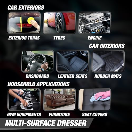 Wavex Plastic Restorer | Silicone Glaze Car Polish Concentrate 5ltr | Multi Dresser | Dilutes Upto 1:10 for Variable Shine - Image 2